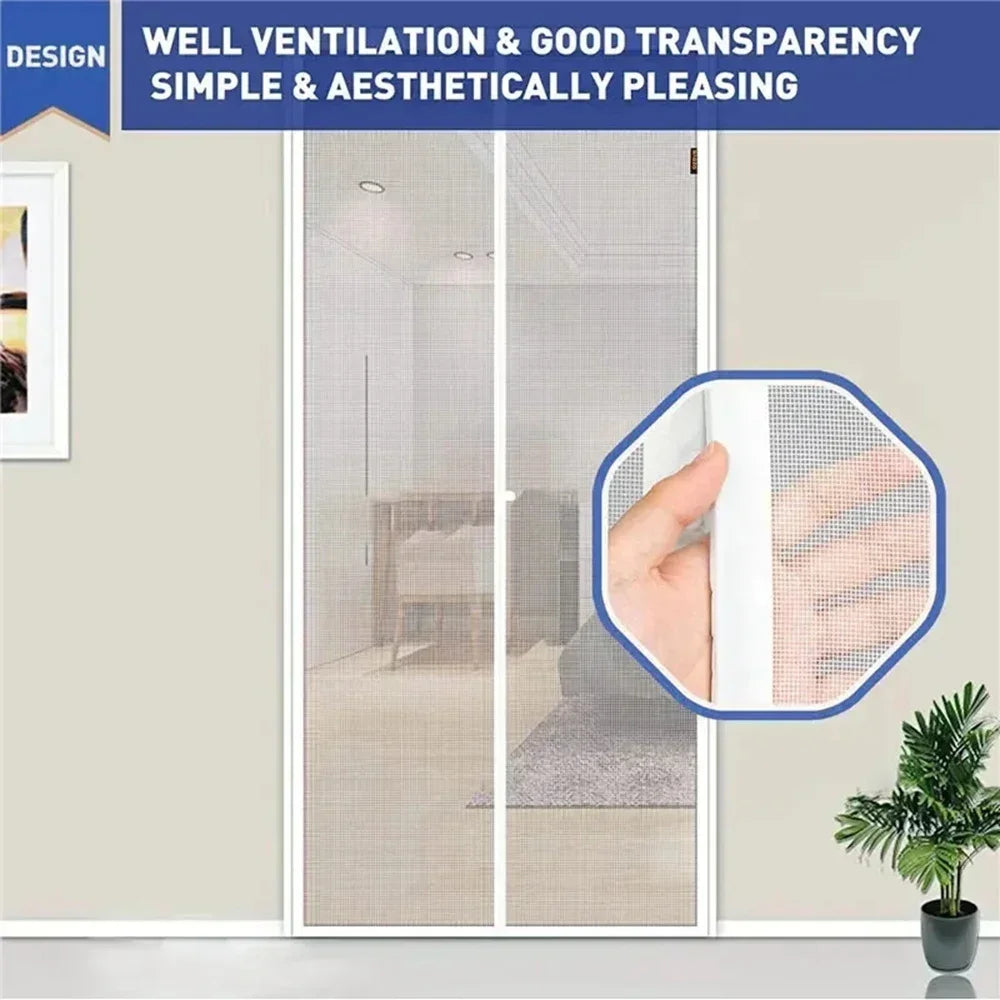 Magnetic Mosquito Net Door Screen for Easy Closure - Smarsty