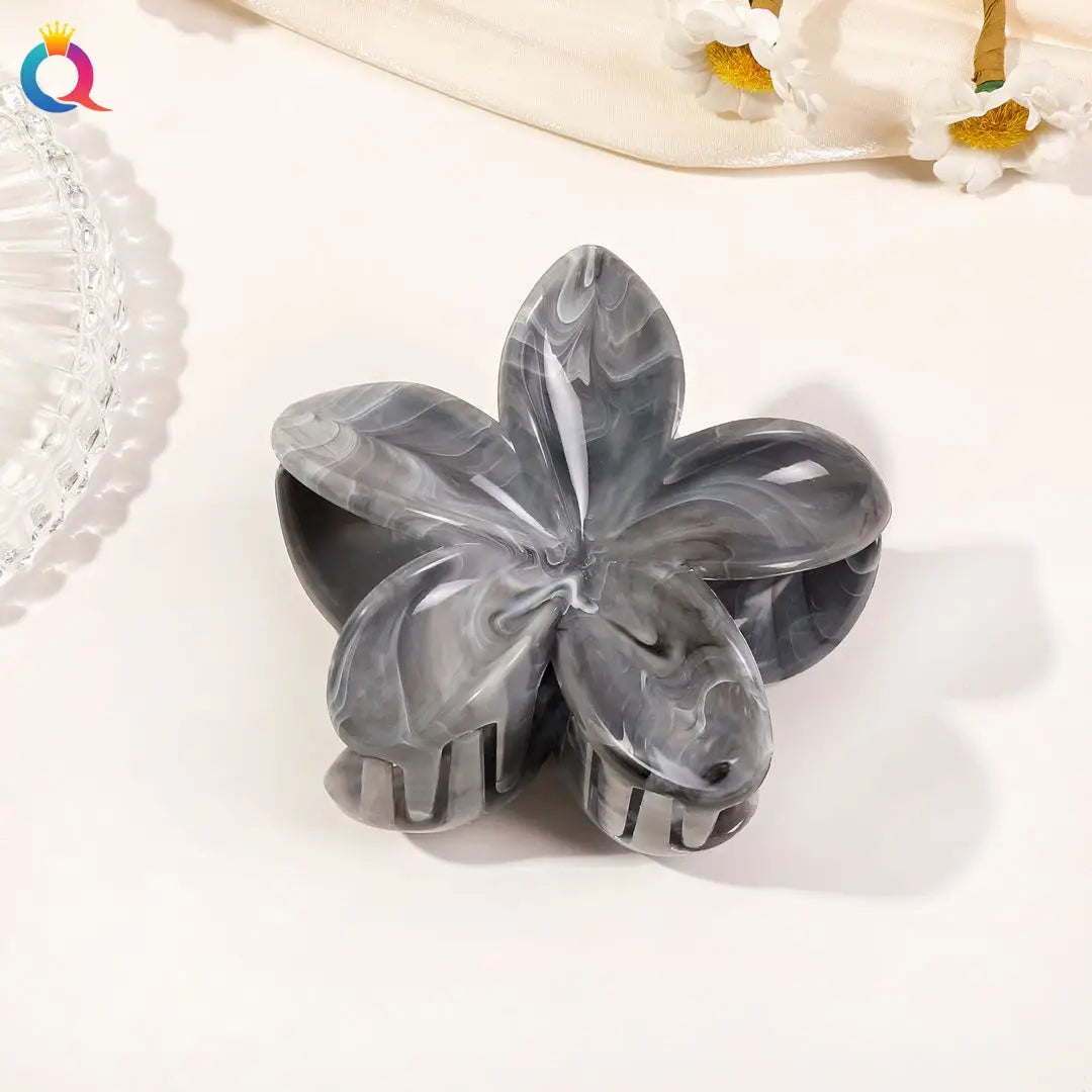 Hawaiian Flower Hair Claw Clips For Thin Hair Lightweight - Smarsty