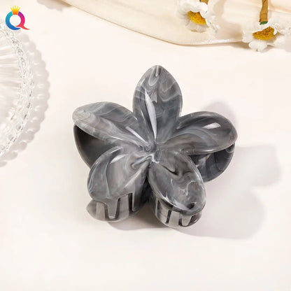 Hawaiian Flower Hair Claw Clips For Thin Hair Lightweight - Smarsty