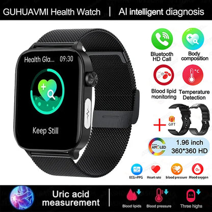 2025 Smart Watch with ECG PPG Health Monitoring - Smarsty