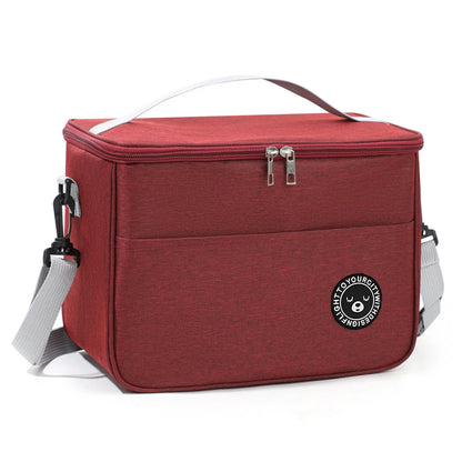Insulated Lunch Bag Square Bento Bag with Aluminum Foil - Smarsty