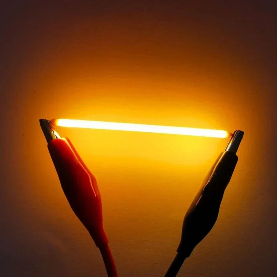 5~100PCS Per Box 3V 38mm LED Filament Multicolour COB Edison Bulb Lamp Incandescent Light Diodes Accessories Holiday Lighting - Smarsty