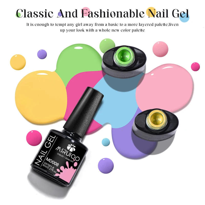 6 Piece All Season Gel Nail Polish Set for Long Lasting Manicures - Smarsty