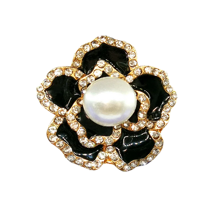 1pcs Metal Shoe Charms for Women Girls Flower Tulip Heart Butterfly Daisy Luxury Pearl Shoe Decorations Pins Sandal Accessories
