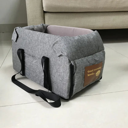 Portable Dog Car Seat Bed for Safe Travel - Smarsty