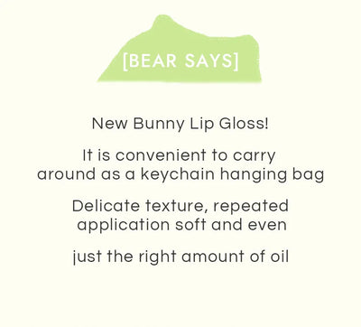 Gege Bear Rabbit Matte Velvet Lip Glaze Long Lasting Moisture - Smarsty