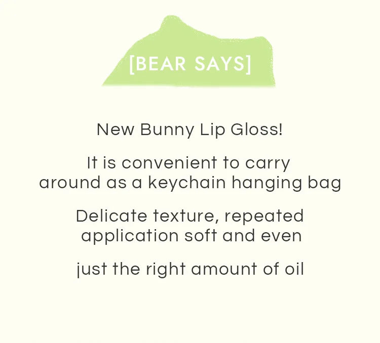 Gege Bear Rabbit Matte Velvet Lip Glaze Long Lasting Moisture - Smarsty