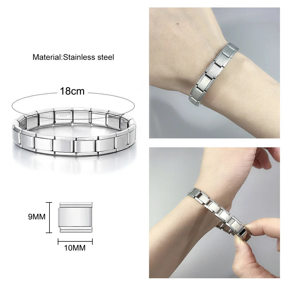 Stainless Steel Italian Chain Link Bracelet DIY Kit - Smarsty
