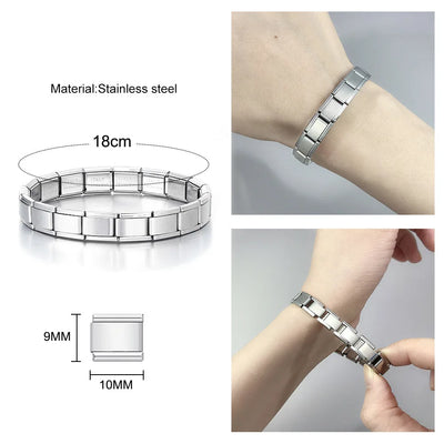 Stainless Steel Italian Chain Link Bracelet DIY Kit - Smarsty
