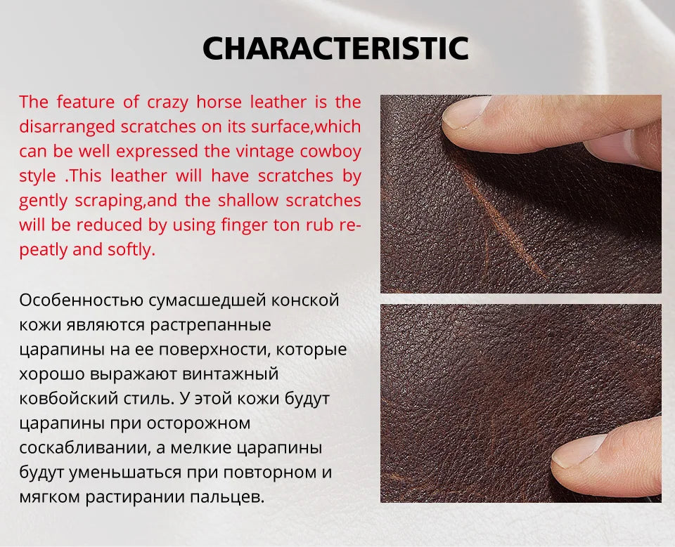 HUMERPAUL Airtag Wallet For Men Real Leather RFID Trifold Card Holder Case with ID Window Slim Anti-lost Purse - Smarsty