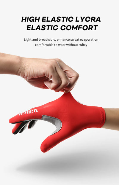 Summer Men Gloves Ice Silk Non-slip Sun Driving Glove Fishing Gloves Breathable Cycling Hiking Glove Full Finger Gloves by Smarsty