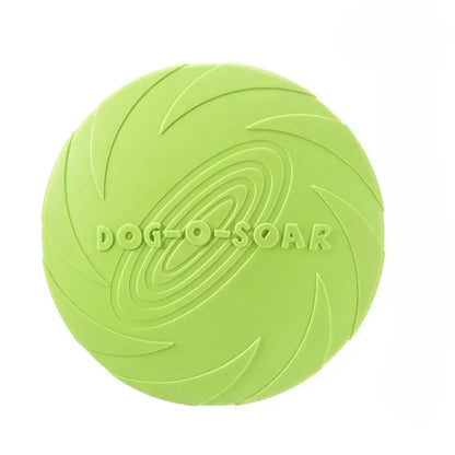 Multicolor Silicone Dog Frisbee Toy for Interactive Fun - Smarsty