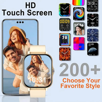 Smart Watch with Blood Pressure Monitor and Bluetooth Connectivity - Smarsty