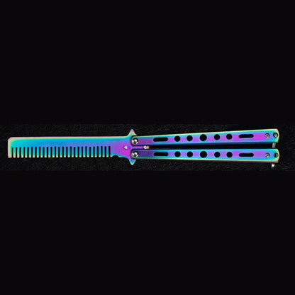 Stainless Steel Folding Butterfly Comb for Hair Training - Smarsty