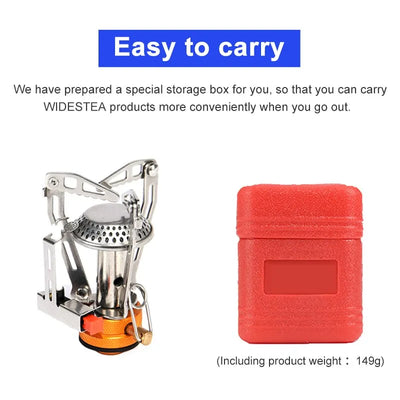 Widesea Camping One-piece Gas Stove Heater Tourist Burner Foldable Outdoor Picnic Kitchen Equipment Supplies Survival Furnace by Smarsty