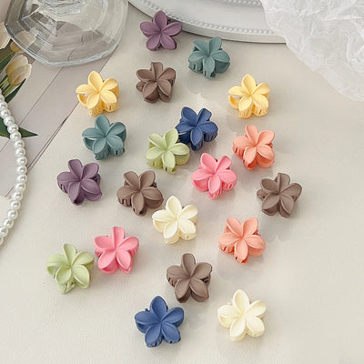 Mini Flower Hair Clips For Women Creaseless Hold For Bangs - Smarsty