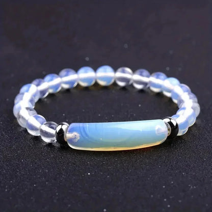 Handmade Turquoise Malachite Healing Stone Bracelet - Smarsty
