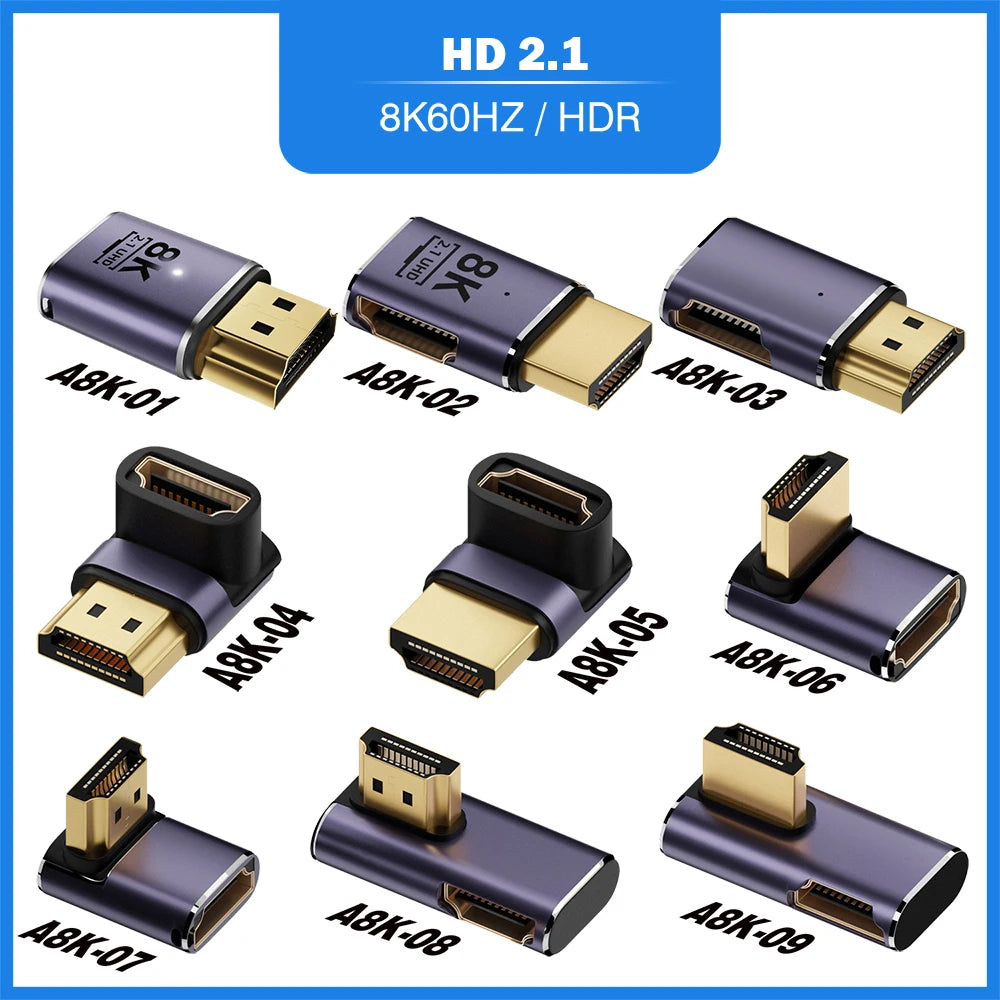 HDMI 2.1 Adapter for 8K 60Hz and 4K 120Hz - Smarsty