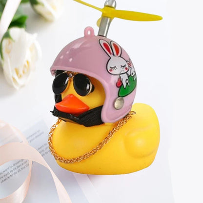 Cute Yellow Duck Helmet Car Decoration for Wind Break - Smarsty