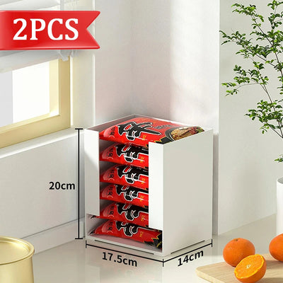 Korea Ramen Storage Box Kitchen Instant Noodle Cup Tissue Storage Bins Facial Mask Storage Box Multi-function Tabletop Organizer by Smarsty