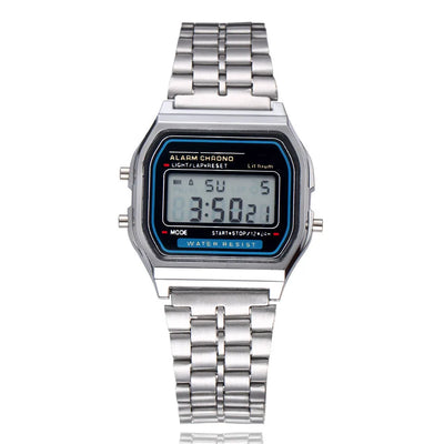 Luxury LED Digital Watch for Men Stainless Steel - Smarsty