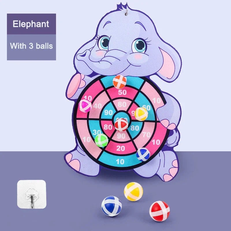 Educational Games Dart Board Kids Toy Stickey Ball Dart Indoor Sports Child Montessori Games for Children Gifts baby toys