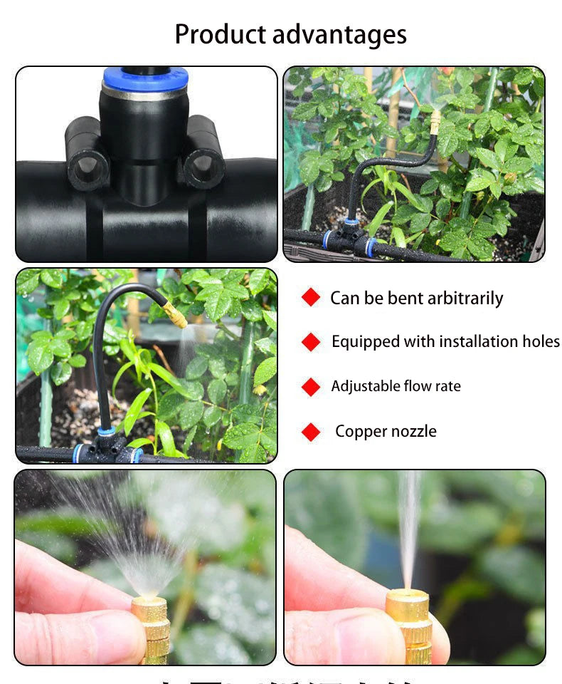 Universal Automatic Irrigation Sprinkler Kit for Efficient Watering - Smarsty