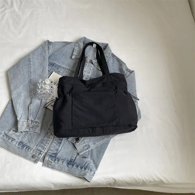 Large Capacity Canvas Tote Bag For Work And Commuting - Smarsty