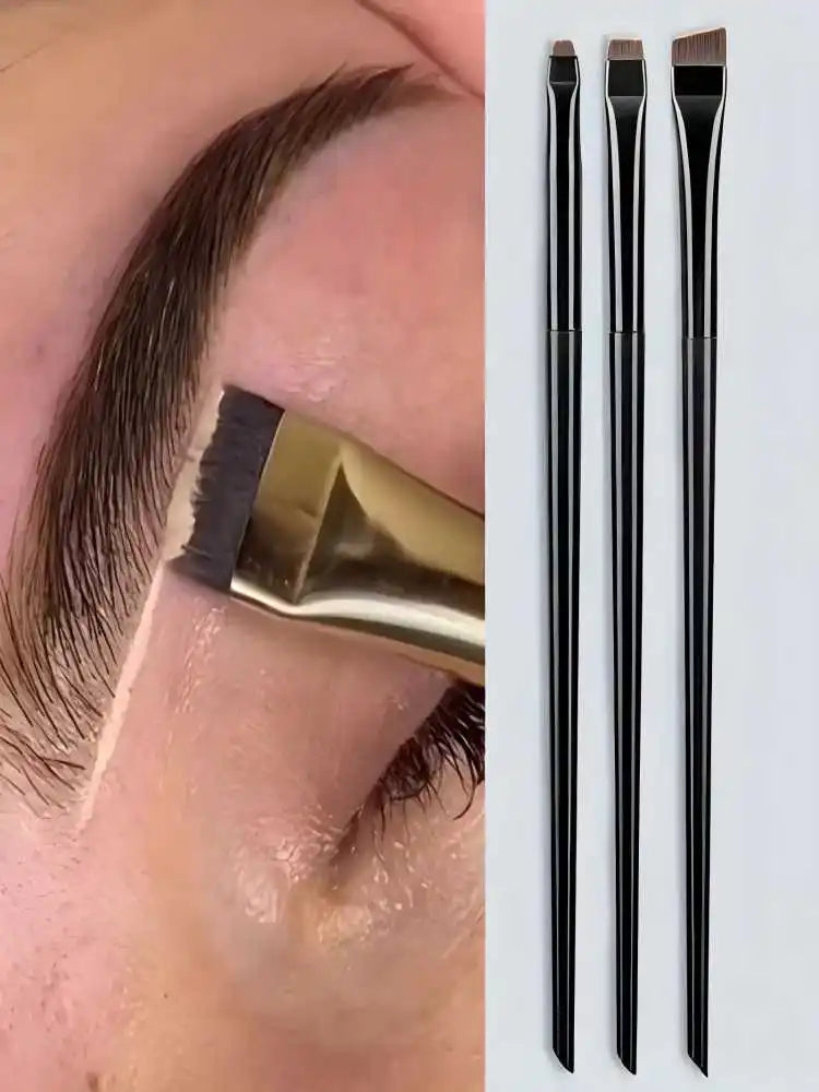 Eyeliner and Eyebrow Brushes Set for Precision Makeup Application - Smarsty