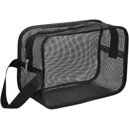 Mesh Shower Caddy Tote Bag Cosmetic Organizer Spacious - Smarsty