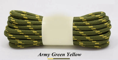 Round Climbing Shoelaces Hiking Walking Shoe Laces Work Boot Shoelace Outdoor Mountaineering Non Slip Duty Durable Shoestrings - Smarsty