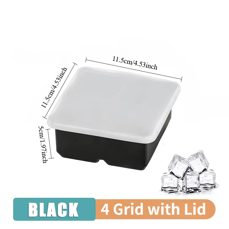 Silicone Ice Cube Molds for Whiskey and Cocktails - Smarsty