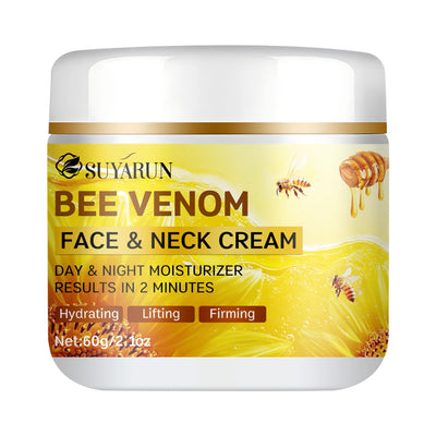 SUYARUN Bee Venom Collagen Anti-Aging Face Cream | Firming Lifting Moisturizer | Wrinkle Reduction | 24H Hydration. - Smarsty