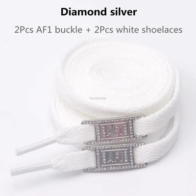 Original AF1 Shoelaces Combination White Flats laces and Shoe Decoration Suit Sneaker Shoelace Air Force one Shoes Accessories - Smarsty