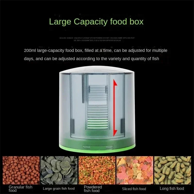 Automatic Fish Tank Feeder with Intelligent Timing Feature - Smarsty