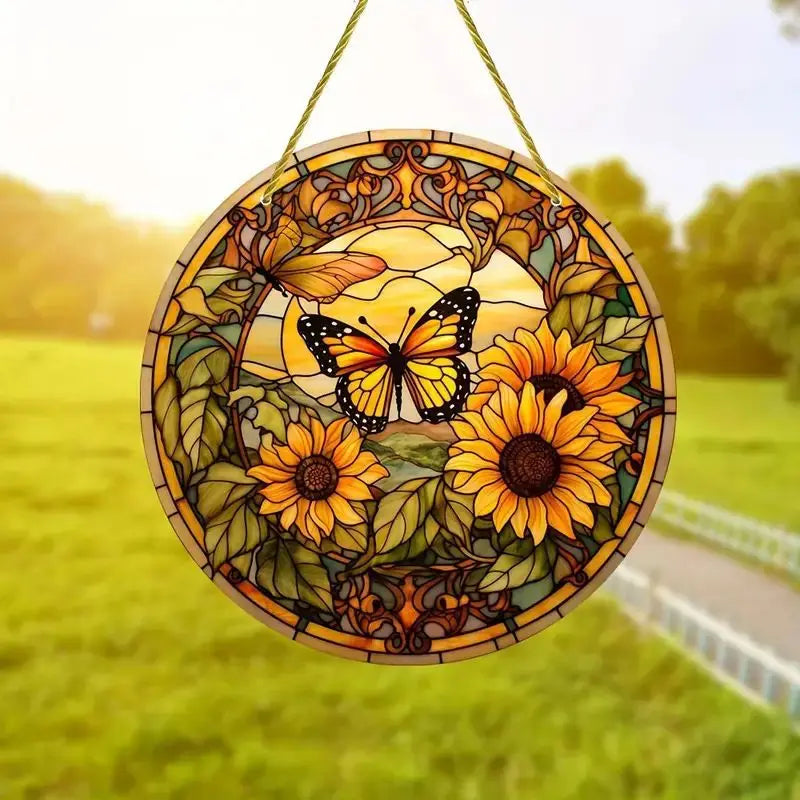 Hummingbird Acrylic Suncatcher for Vibrant Home Decor - Smarsty