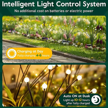 Solar Firefly LED Outdoor Lights for Garden Decor - Smarsty