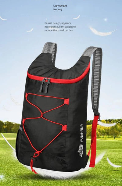Multifunctional Outdoor Folding Backpack High Density Lightweight Waterproof Nylon Fabric Sports Bag for Camping Hiking Travel - Smarsty