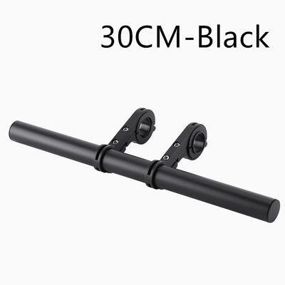 10/20/30cm Bicycle Handlebar Extended Bracket MTB Headlight Mount Extented Bar Road Mountain Bike Handlebar Extender Rack Parts - Smarsty