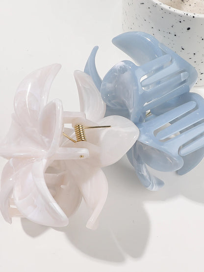 Hawaiian Flower Hair Claw Clips For Thin Hair Lightweight - Smarsty