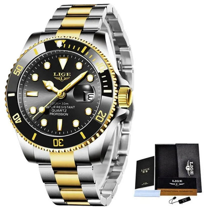 Luxury Waterproof Diver Watch for Men with Date Feature - Smarsty