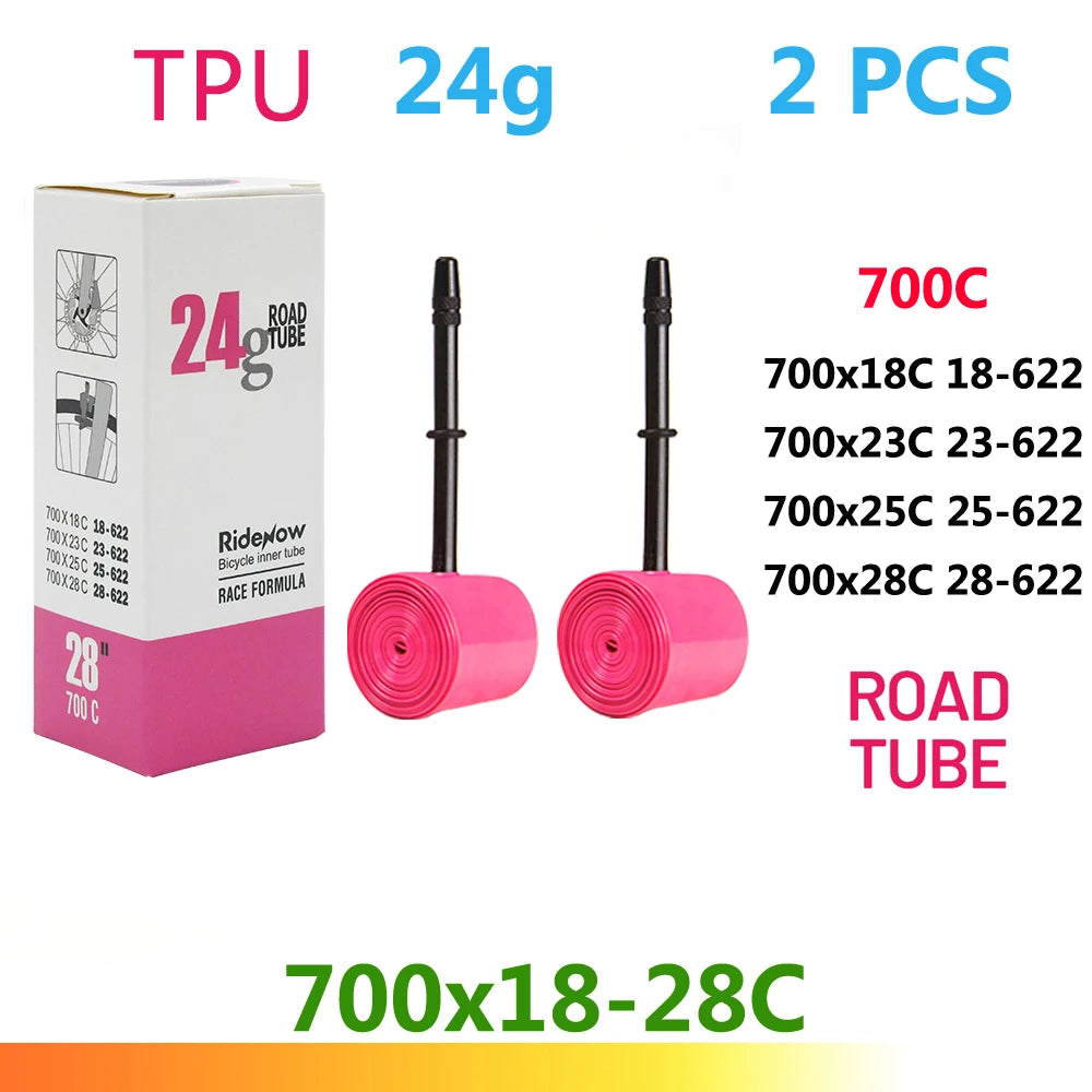 RideNow TPU Bike Inner Tube 700C 700x18 23 25 28 32 35 37 40 47C Road Bicycle Tire MTB Bike Camera 29x1.5 1.75 1.9 pneu aro - Smarsty