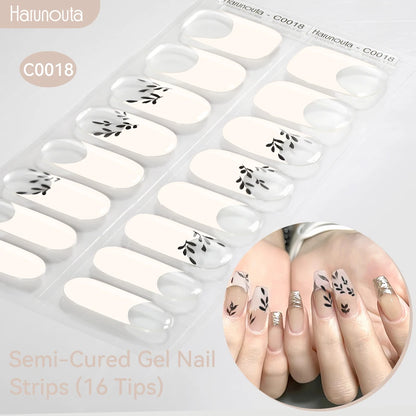 Gradient Auroras Gel Nail Strips for Easy DIY Manicure - Smarsty