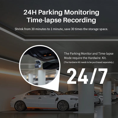 2K Tiny Car DashCam With WiFi App And Voice Control - Smarsty