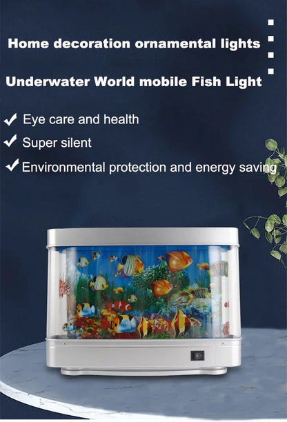Tropical Fish Tank Lamp with Motion Effect Night Light - Smarsty