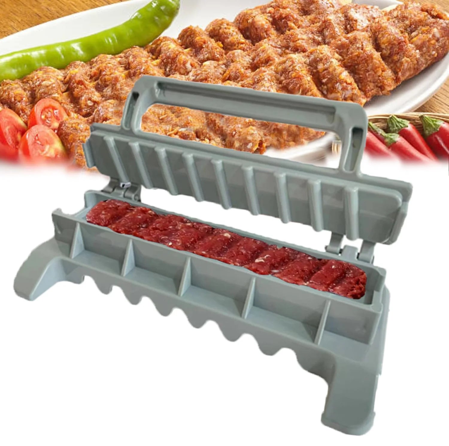 Reusable Kebab Maker Tool for Easy BBQ Preparation - Smarsty