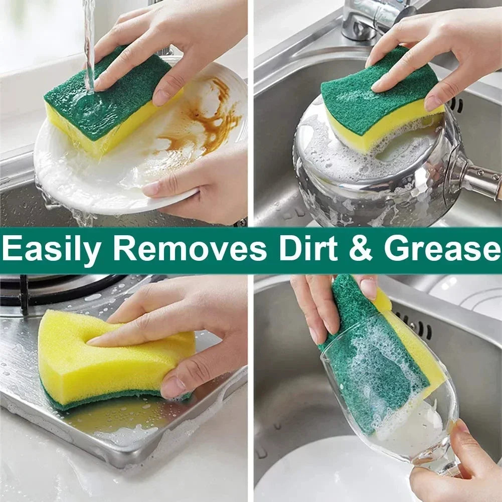 Highly Absorbent Double Sided Kitchen Cleaning Sponge - Smarsty