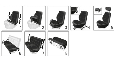 Universal Car Seat Covers Four Seasons Protection Polyester - Smarsty