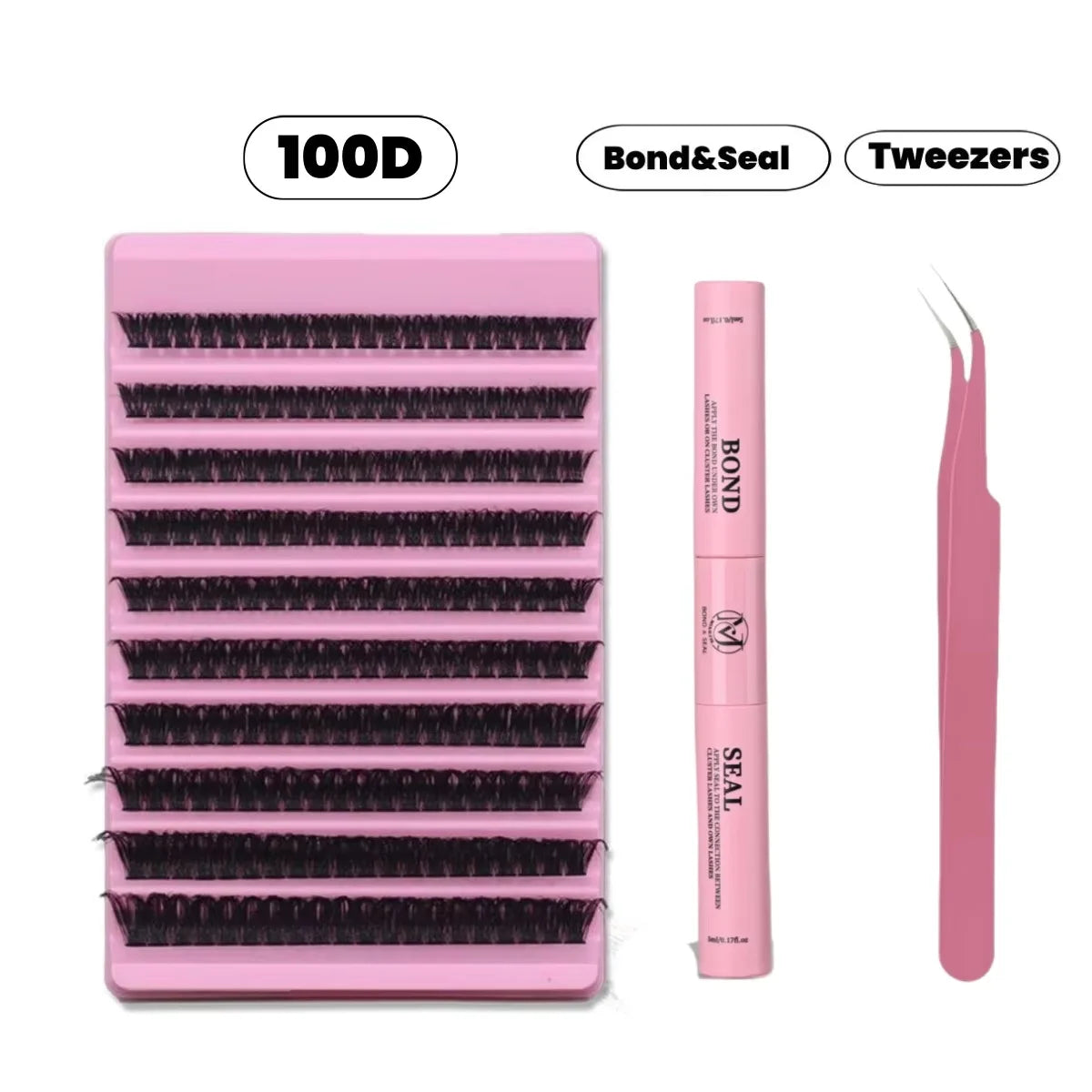 MIAOJIE DIY Eyelash Set with 200 Individual Lashes - Smarsty
