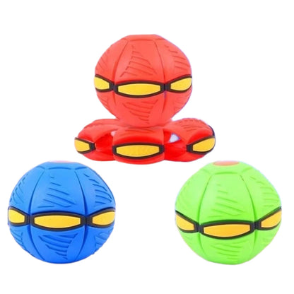 Blue Flying Saucer Ball Outdoor Parent Children Toy Foot Magic Deformation Foot Pressure Decompression Vent Ball - Smarsty
